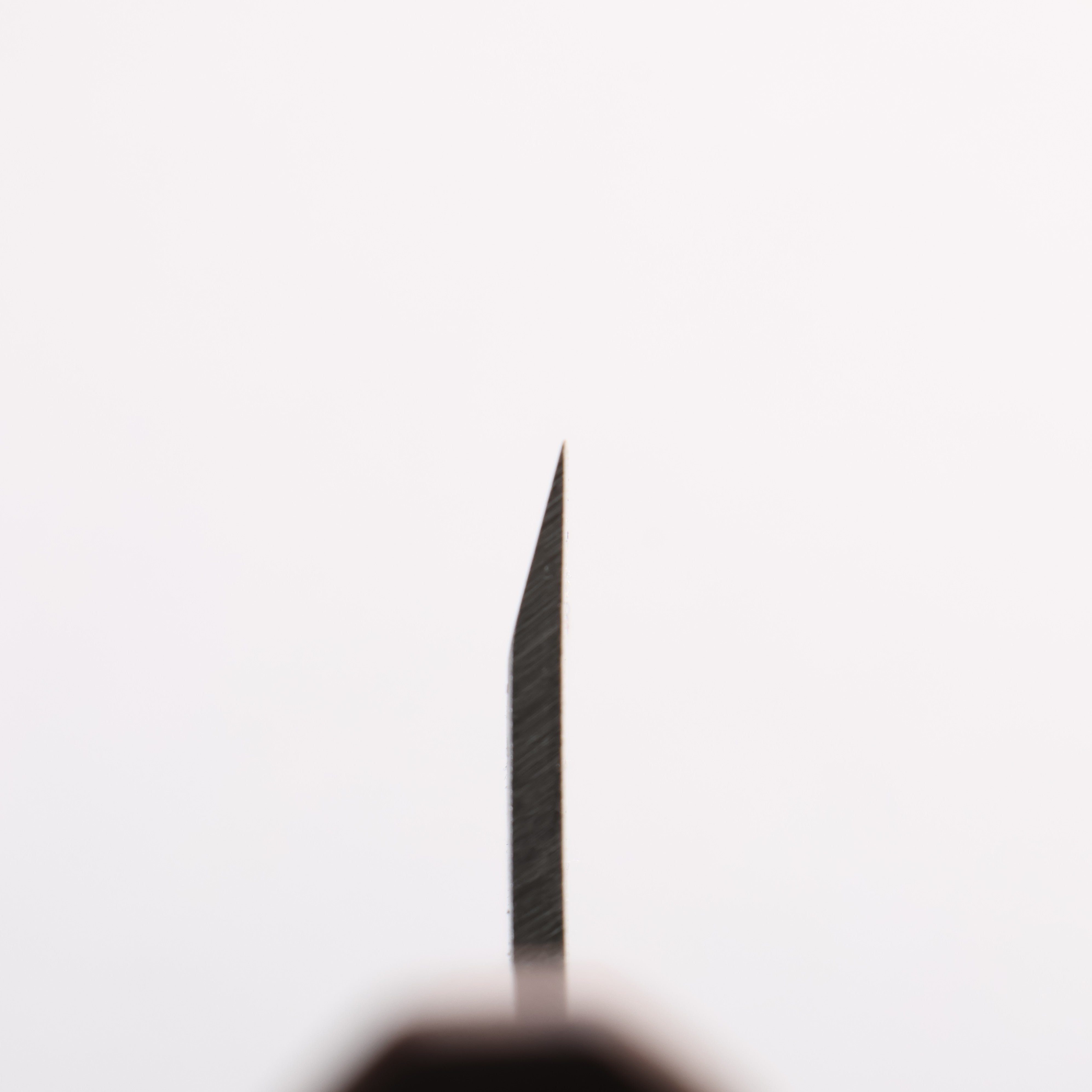 清助 銀三鋼 鎚目 (丸) 竹筴魚刀 120mm 核桃木 握把 - 清助刃物