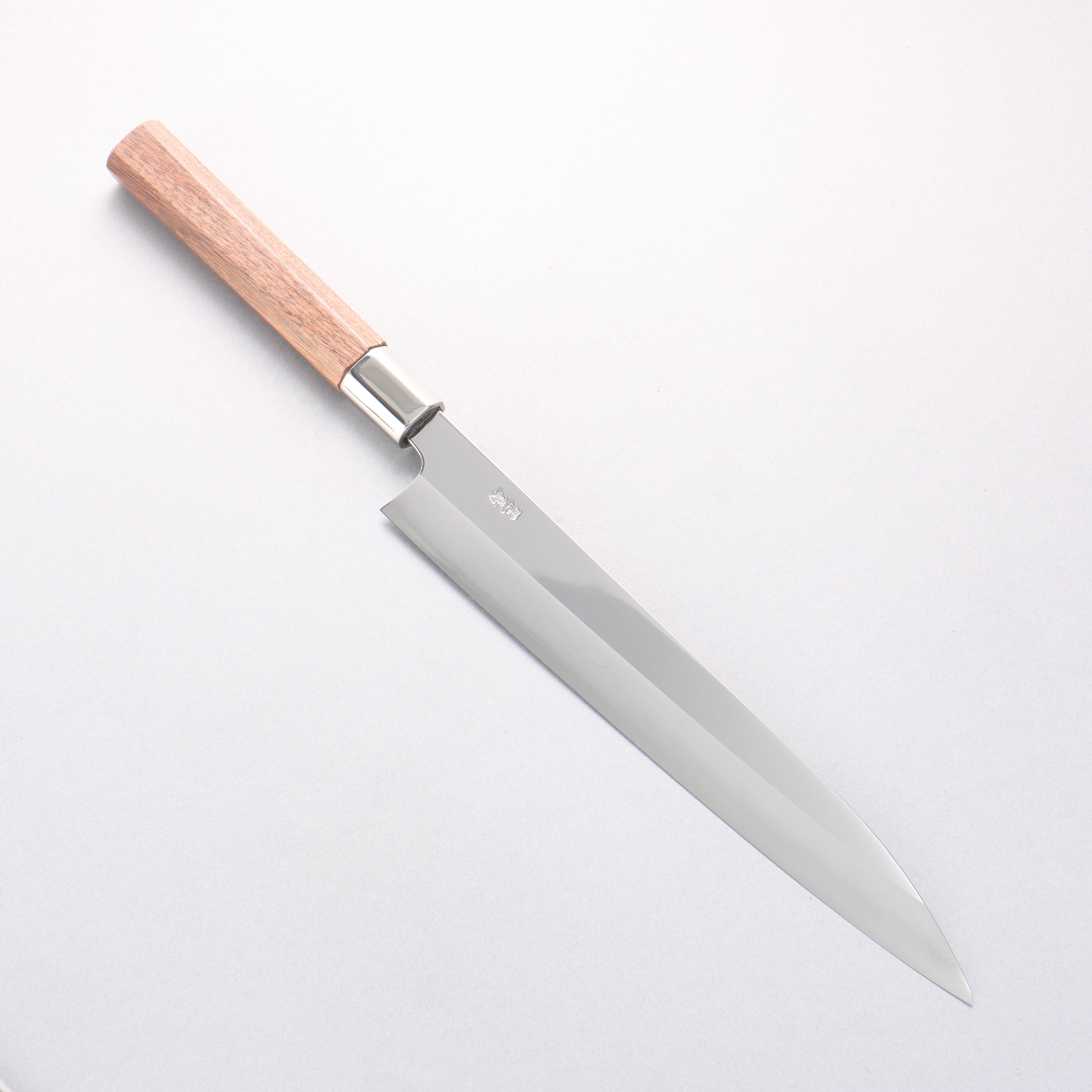 黑鳥 銀三鋼 打磨處理 柳刃 255mm 核桃木 握把 - 清助刃物