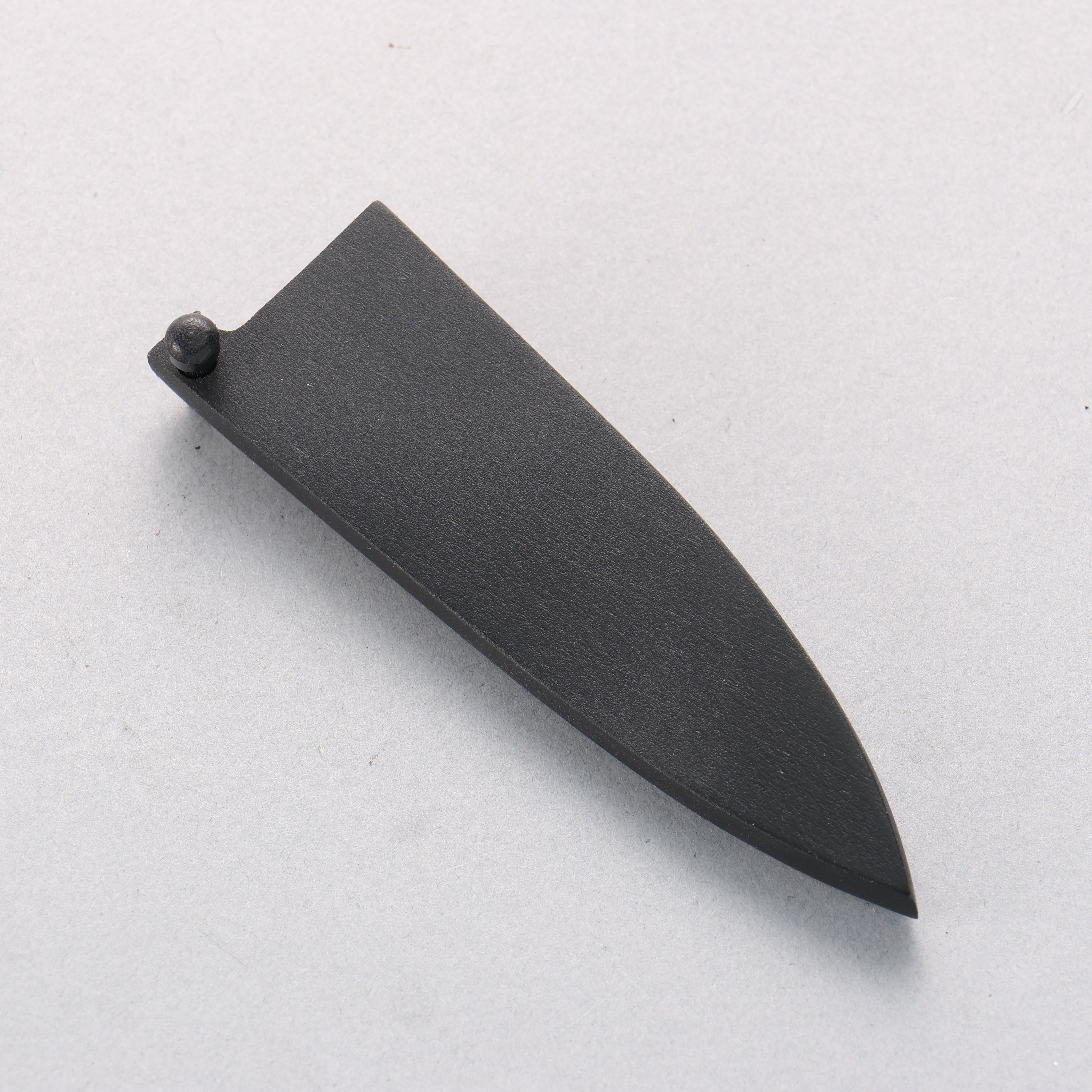 黑 木蘭 鞘 多用途小刀用 附合成木安全栓 80mm Kaneko - 清助刃物