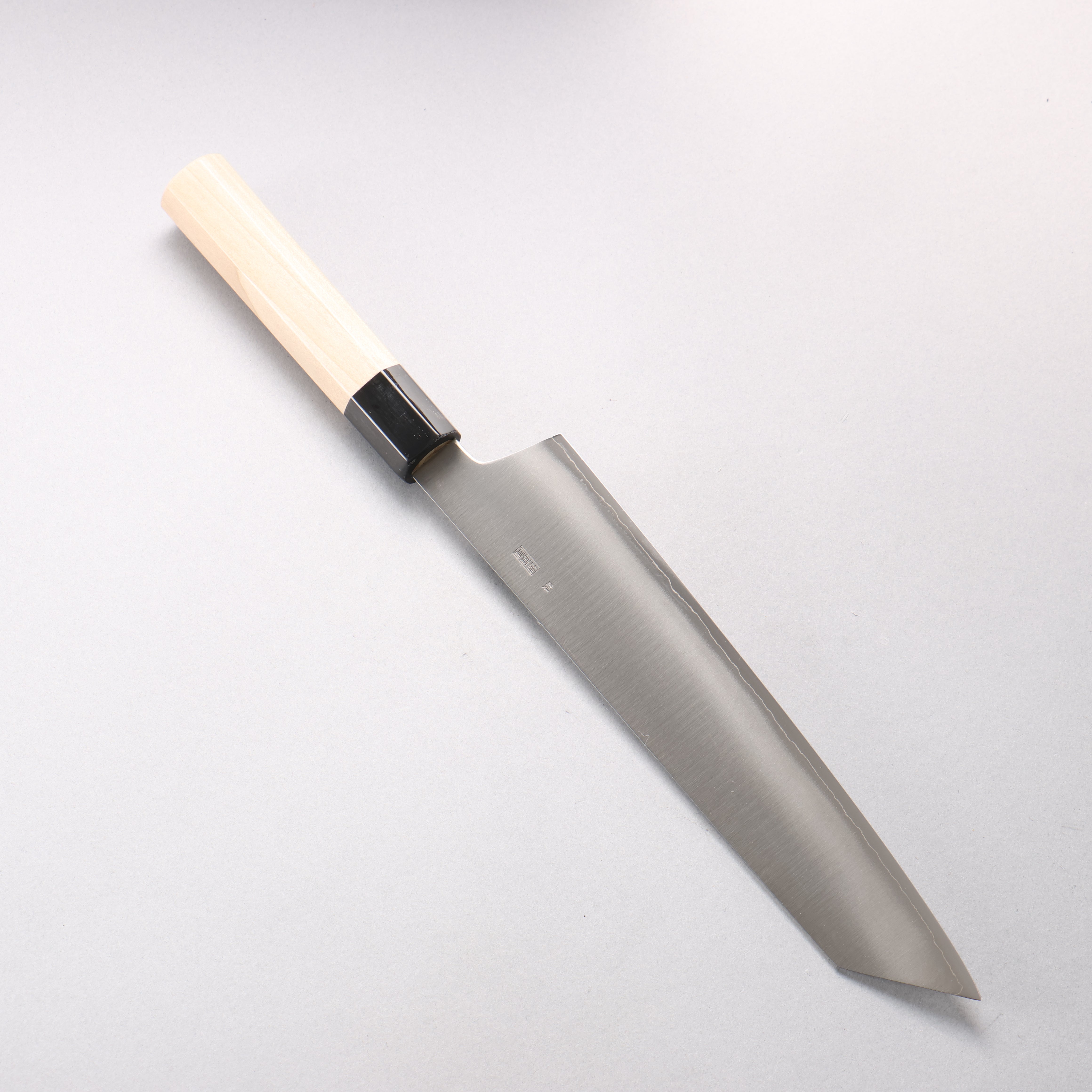 菊月 銀三鋼 Bokashi 切付牛刀 240mm 木蘭 握把 - 清助刃物