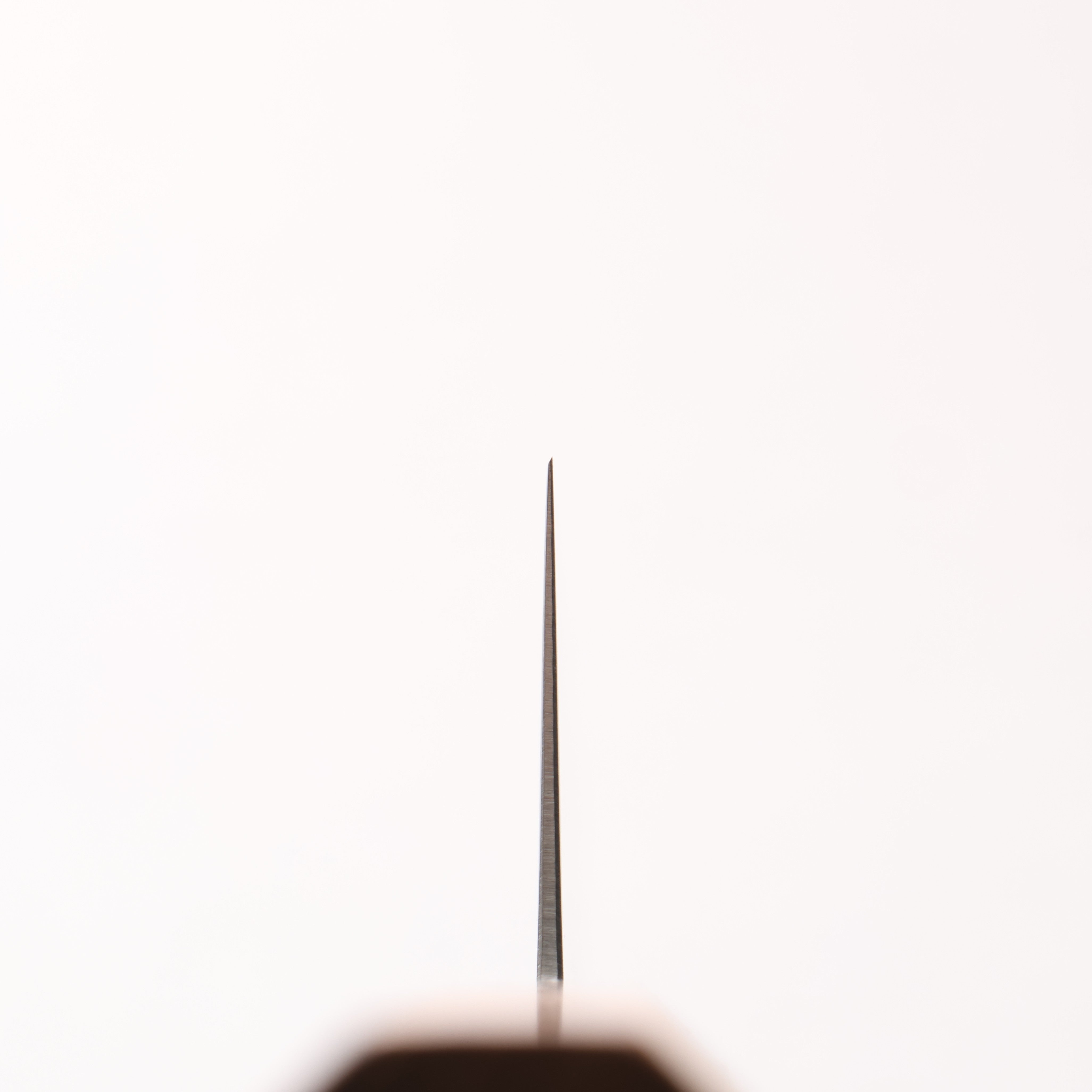 清助 不鏽鋼 切付三德刀 180mm 柚木 (口輪：黑塑膠) 握把 - 清助刃物