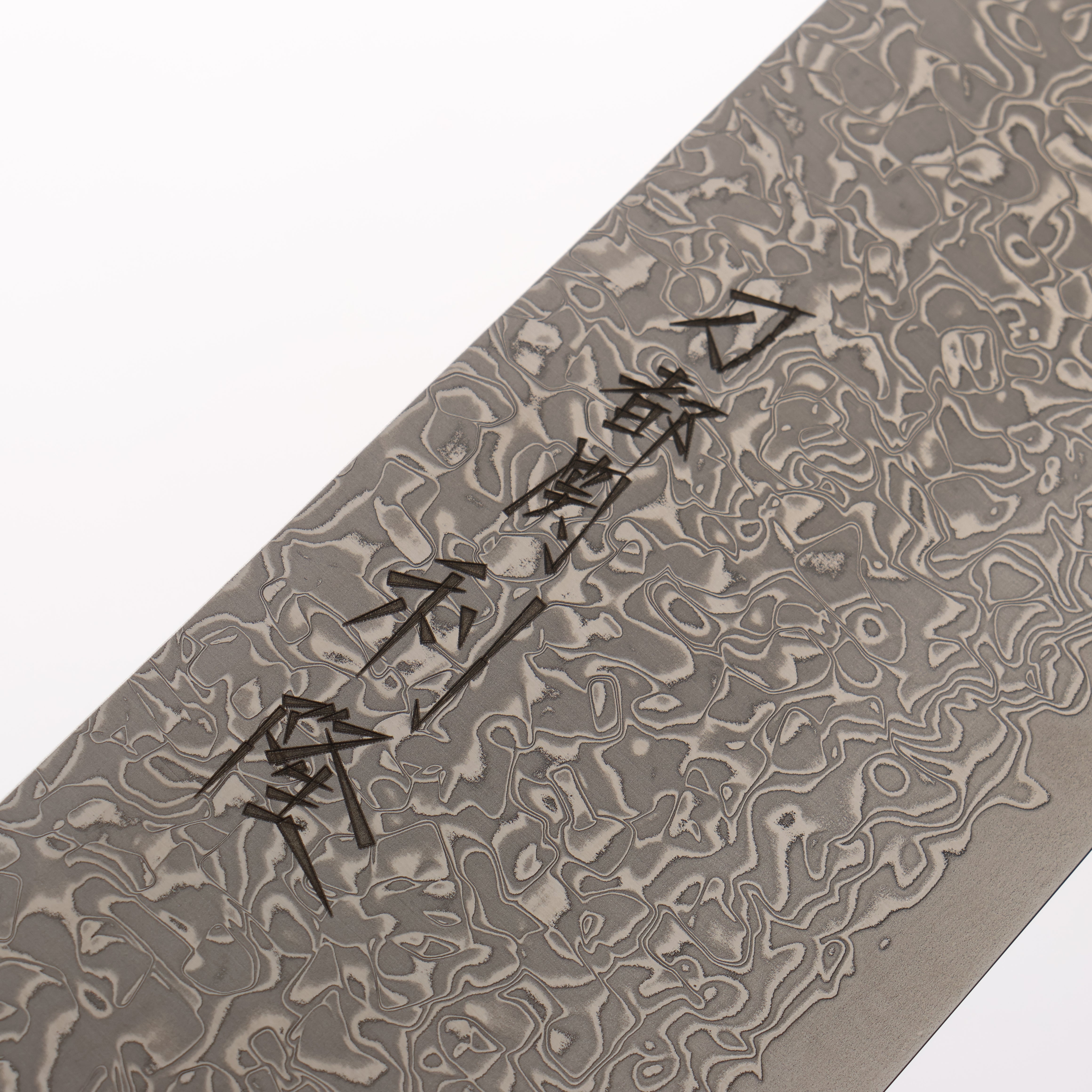 利隆 VG10 15層大馬士革紋 三德刀 180mm 雞翅木带樱桃木环（口輪：紫檀木） 握把 - 清助刃物