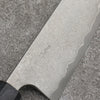 山本 直 VG10 黑色大馬士革紋 三德刀 日本刀 165mm 紫檀木 握把 - 清助刃物