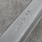 北岡 英雄 白鋼二號 大馬士革紋 身卸出刃 日本刀 210mm 紫檀木 握把 - 清助刃物