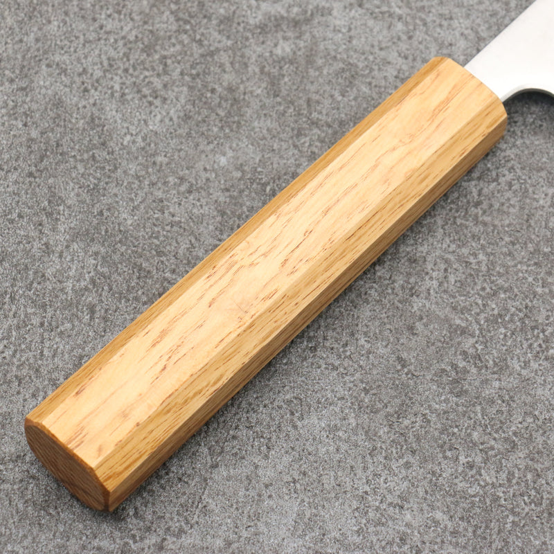 清助 銀三鋼 打磨處理 切付牛刀 日本刀 240mm 白橡木 握把 - 清助刃物