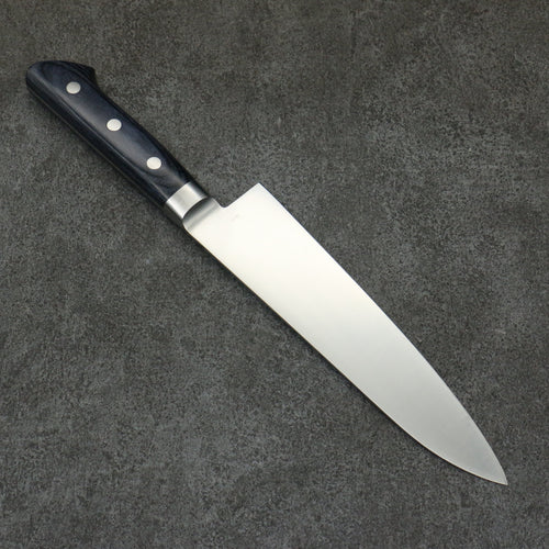 清助 青天 鉬鋼（MOL） 牛刀 180mm 深藍色合成木 握把 - 清助刃物