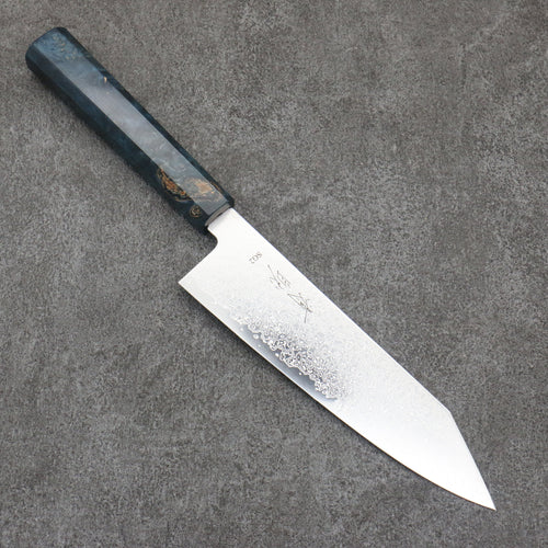 清助 SG2 大馬士革紋 文化刀 180mm 穩定木 握把 - 清助刃物