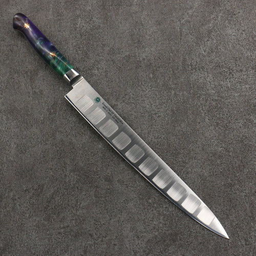 堺 孝行 大廚系列 SP 瑞典鋼 鮭魚筋引 240mm SP Type III (銀河) 握把 - 清助刃物