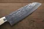 佐治 武士 SRS13 鎚目 三德刀  180mm 牛骨 握把 - 清助刃物