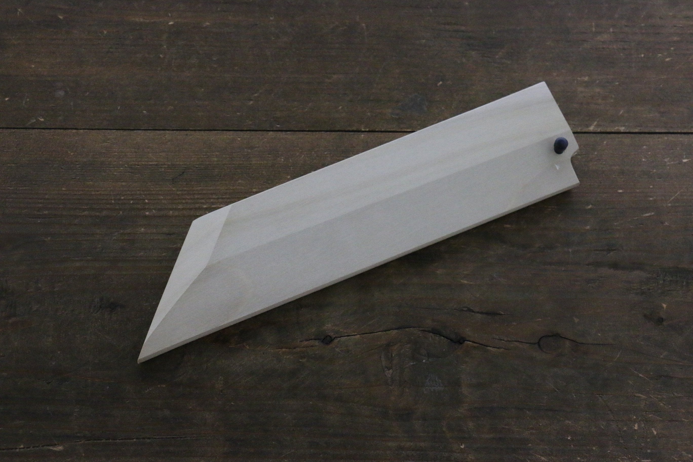 【左撇子用】 木蘭 鞘 Mukimono 剝物刀用 附合成木安全栓 180mm Houei - 清助刃物