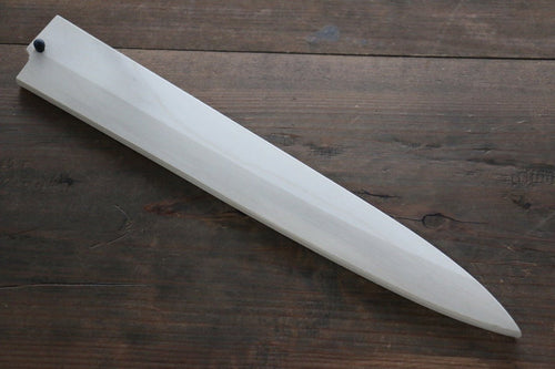 木蘭 鞘 河豚刀用 附合成木安全栓 - 清助刃物