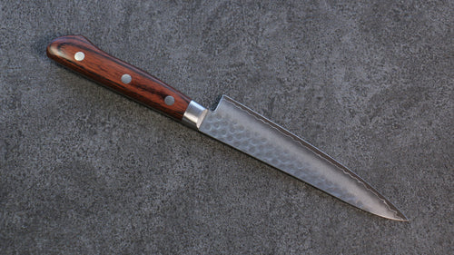 清助 瑞典鋼 鎚目 多用途小刀 日本刀 150mm 桃花心木 握把 - 清助刃物