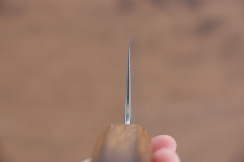 安立 勝重 VG10 打磨處理 大馬士革紋 三德刀  165mm 橡木 握把 - 清助刃物