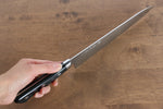 高村刃物 VG10 打磨處理 牛刀  210mm 黑合成木握把 - 清助刃物