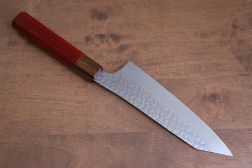 黑崎 優 閃光 銳 SG2 鎚目 文化刀  165mm 紅花梨木 握把 - 清助刃物