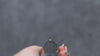 清助 VG10 大馬士革紋 多用途小刀  120mm 灰色合成木 握把 - 清助刃物