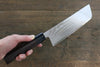 清助 VG10 63層大馬士革紋 薄刃 日本刀 165mm 紫檀木握把 - 清助刃物