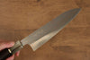 佐治 武士 VG10 有色大馬士革紋 牛刀 日本刀 180mm 黑檀（帶環型設計） 握把 - 清助刃物