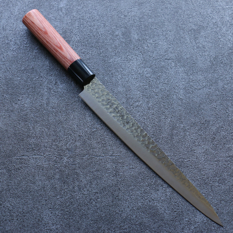 兼常 DSR-1K6 鎚目 筋引 日本刀 240mm 紅合成木 握把 - 清助刃物
