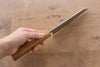 黑崎 優 閃光 SG2 鎚目 文化刀  165mm 櫟木漆塗 握把 - 清助刃物
