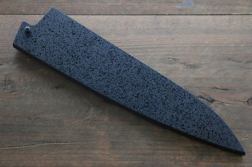 黑石目圖樣 木蘭 鞘 牛刀用 附合成木安全栓 240mm Houei - 清助刃物