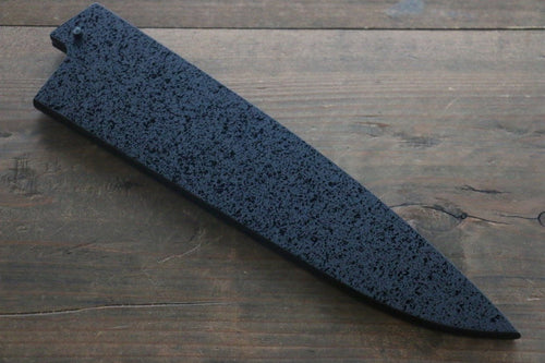 黑石目圖樣 木蘭 鞘 牛刀用 附合成木安全栓 210mm Houei - 清助刃物