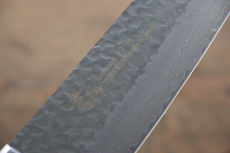 堺 孝行 VG10 33層 大馬士革紋 牛刀  210mm 沙漠鐵木（杉原型） 握把 - 清助刃物