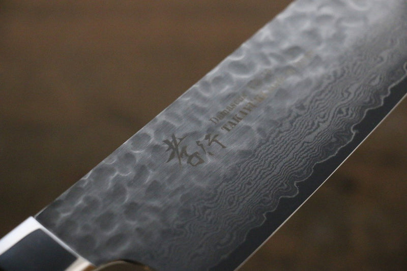 堺 孝行 VG10 33層 大馬士革紋 牛刀 240mm 沙漠鐵木（杉原型） 握把 - 清助刃物