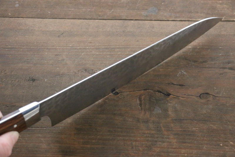堺 孝行 VG10 33層 大馬士革紋 牛刀 240mm 沙漠鐵木（杉原型） 握把 - 清助刃物