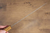 清助 月影 AUS10 打磨處理 鎚目 大馬士革紋 牛刀  210mm 橡木 握把 - 清助刃物