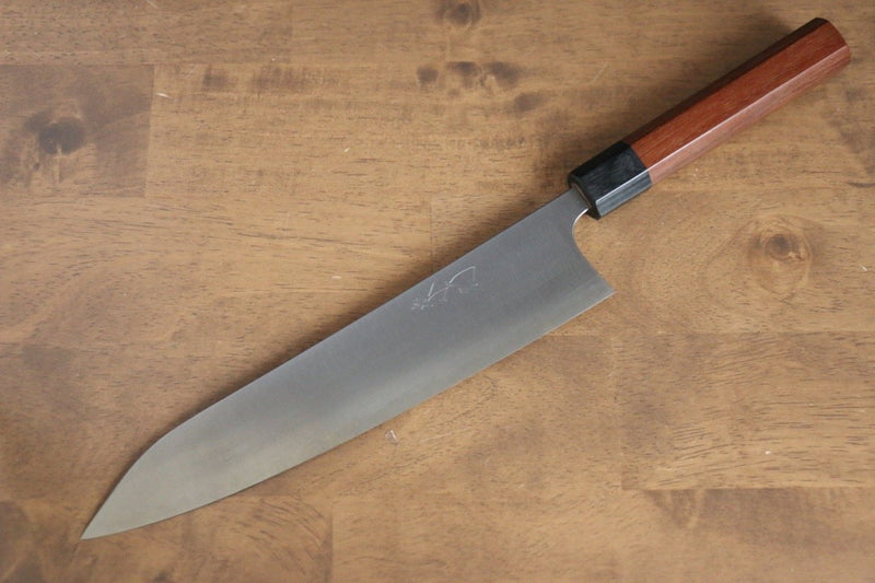柴田崇行 甲鐵 超級青鋼 牛刀 240mm Jarrah 握把 - 清助刃物