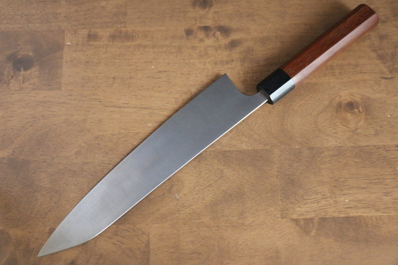 柴田崇行 甲鐵 超級青鋼 牛刀 240mm Jarrah 握把 - 清助刃物