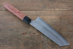 加藤 義實 超級青鋼 梨地 文化刀  165mm 黑宏都拉斯紫檀木握把 - 清助刃物