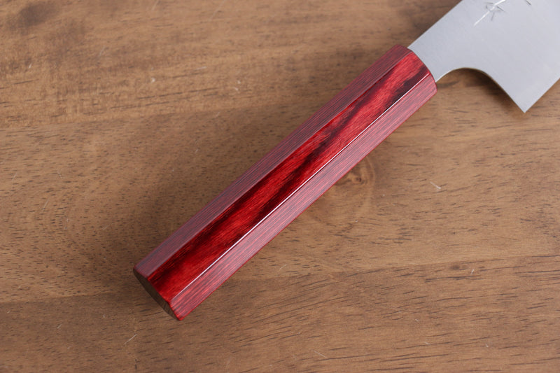 小林 圭 SG2 牛刀  210mm 紅漆塗 握把 - 清助刃物