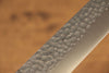 清助 PRO-J VG10 鎚目 切片刀  210mm 黑米卡塔（樹脂複合材料） 握把 - 清助刃物
