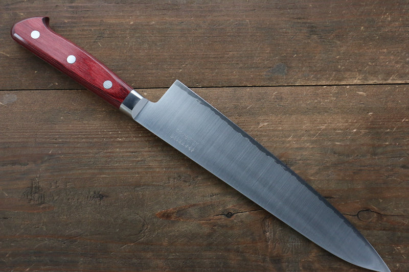 高村刃物 R2/SG2 牛刀 日本刀 210mm 紅合成木握把 - 清助刃物