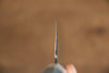 黑崎 優 閃光 SG2 鎚目 三德刀  165mm 土耳其石（兩側帶白色環型設計） 握把 - 清助刃物