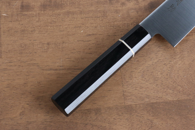 清助 鉬鋼（MOL） 三德刀  180mm 黑合成木握把 - 清助刃物