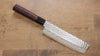 清助 AUS10 45層大馬士革紋 薄刃 日本刀 175mm 紫檀木 握把 - 清助刃物
