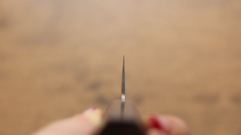 清助 AUS10 45層大馬士革紋 薄刃 日本刀 175mm 紫檀木 握把 - 清助刃物