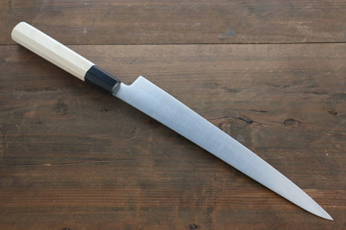 堺 孝行 大廚系列 瑞典鋼 筋引 日本刀 240mm 木蘭握把 - 清助刃物
