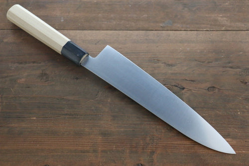 堺 孝行 大廚系列 瑞典鋼 牛刀 日本刀 240mm 木蘭握把 - 清助刃物