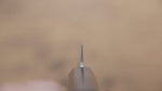 清助 AUS10 45層大馬士革紋 多用途小刀 日本刀 150mm 紫檀木 握把 - 清助刃物