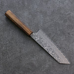 加藤 義實 R2/SG2 大馬士革紋 文化刀 日本刀 165mm 燒櫟木 握把 - 清助刃物