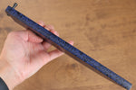 青合成木 鞘 180mm 三德刀用 附合成木安全栓 Kaneko - 清助刃物