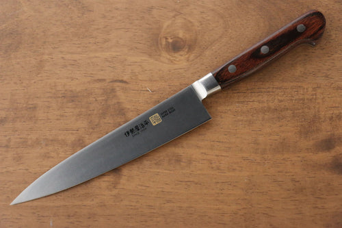伊勢屋 鉬鋼（MOL） 多用途小刀 日本刀 150mm 桃花心合成木 握把 - 清助刃物