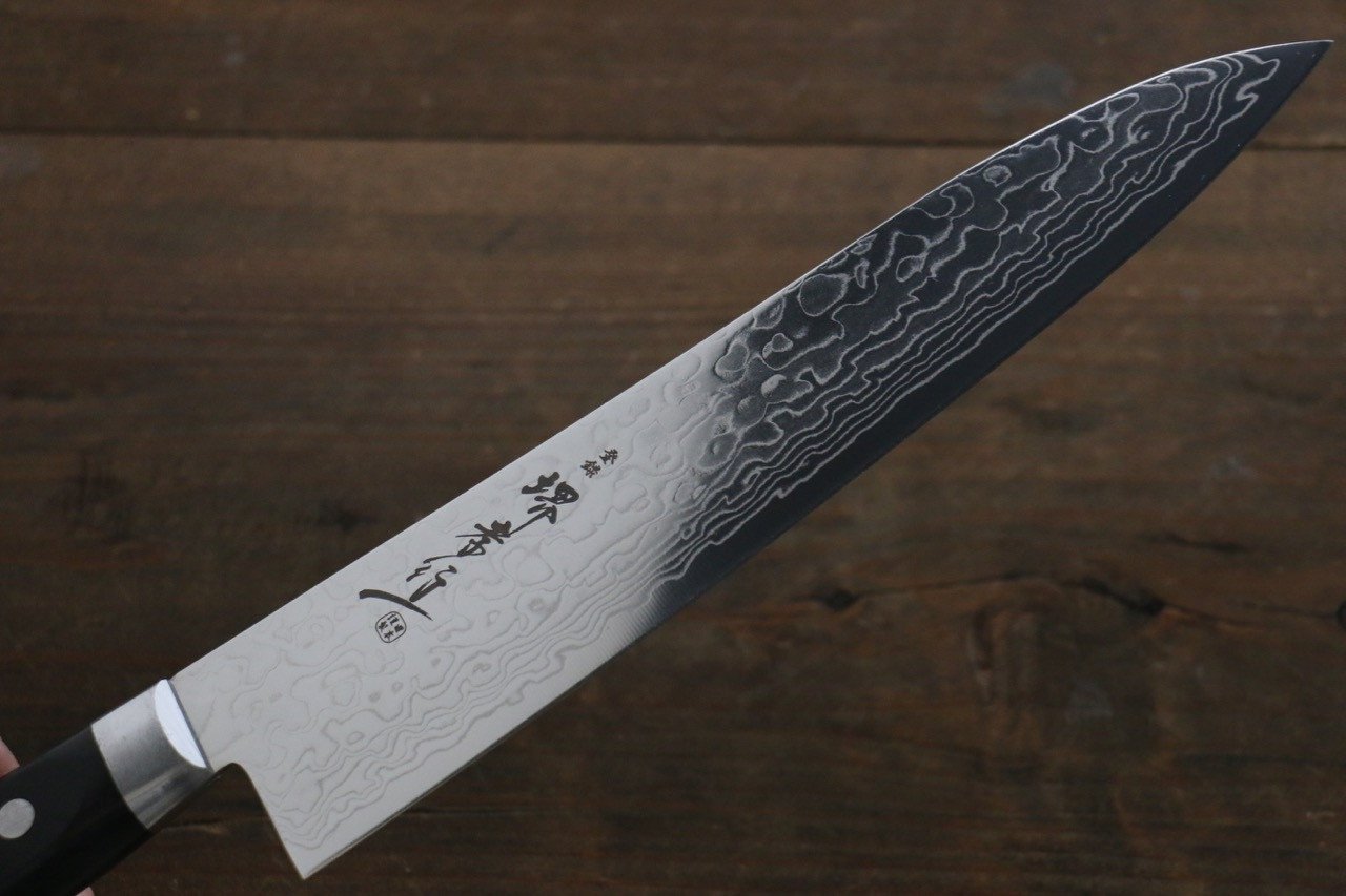 堺 孝行 AUS10 45層 鏡面處理 大馬士革紋 牛刀  210mm - 清助刃物