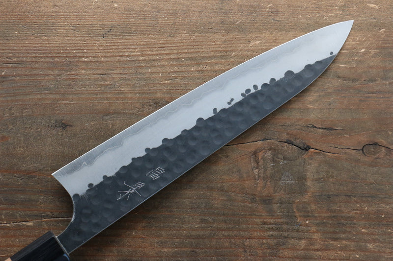 昌景 小石 超級青鋼 黑打 牛刀  210mm 美國櫻桃木握把 - 清助刃物