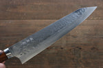 佐治 武士 SRS13 鎚目 大馬士革紋 切付  270mm 鐵木 握把 - 清助刃物