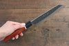 黑崎 優 超級青鋼 鎚目 文化刀  165mm 紅花梨木握把 - 清助刃物